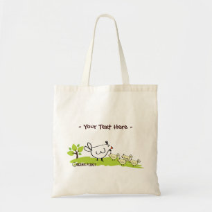 Huhn-Familien-Bio Planeten-wiederverwendbare Tragetasche