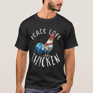 Huhn Frieden Liebe Henne Verrückte Hühnerdame Tee