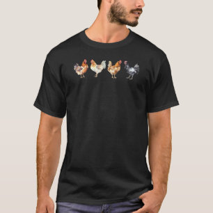 Huhn für Hühnerfarm Tierhaltung Bauernhof T-Shirt