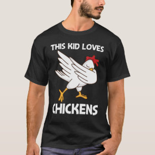 Huhn für Kinder Jungen Geflügel Hahn Ei T-Shirt