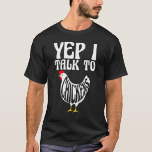 Huhn für Männer Frauen Verrückter Hühnerzüchter T-Shirt