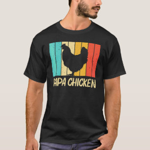 Huhn für Männer Vater Bauer Huhn Bauernhof Henne T-Shirt