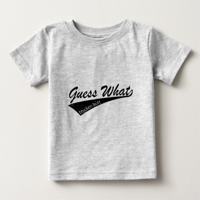 Huhn-Hintern Baby T-shirt (Vorderseite)