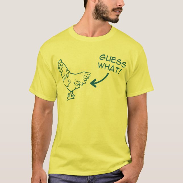 Huhn-Hintern T-Shirt (Vorderseite)