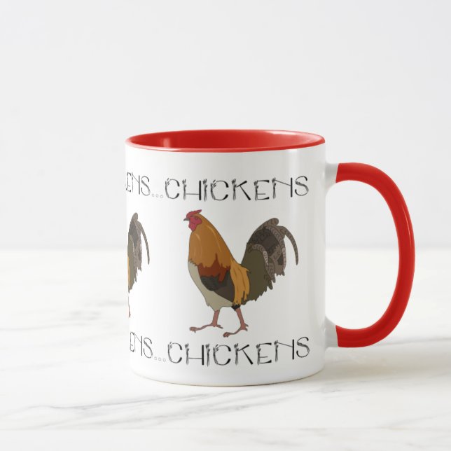 Huhn-Huhn-Hühner Tasse (Rechts)