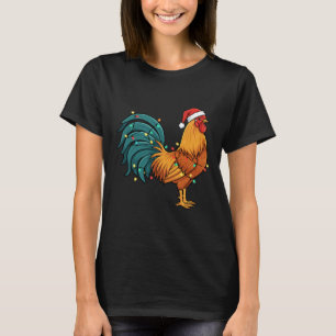 Huhn Ich rocke einen festlichen Hahn in einem Weih T-Shirt