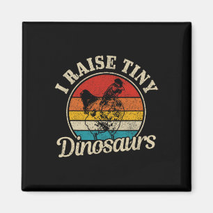 Huhn Ich Ziehe Winzige Dinosaurier Züchter Bauernh Magnet