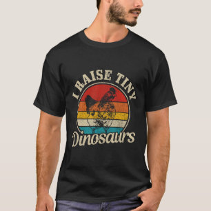 Huhn Ich Ziehe Winzige Dinosaurier Züchter Bauernh T-Shirt