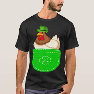 Huhn in der Tasche St. Patrick's Day Kostüm Shamro T-Shirt