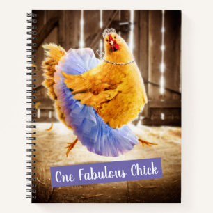 Huhn in Tutu Notizbuch