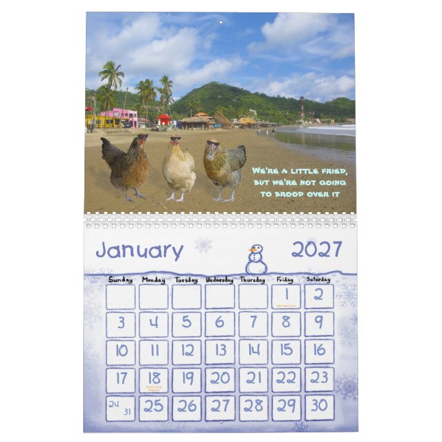 Huhn-Kalender Kalender (Jan 2027)