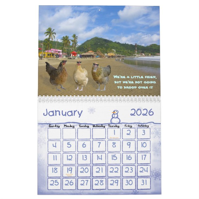 Huhn-Kalender Kalender (Jan 2026)