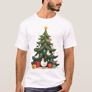 Huhn Kuh Ziege Pferd Bauernhof Tier Landwirt Chris T-Shirt