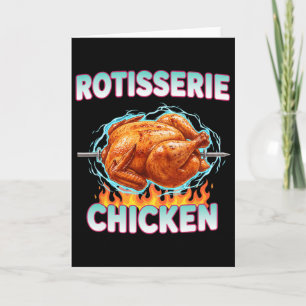 Huhn, laute Rotisserie-Hähnchen-Hommage  Karte