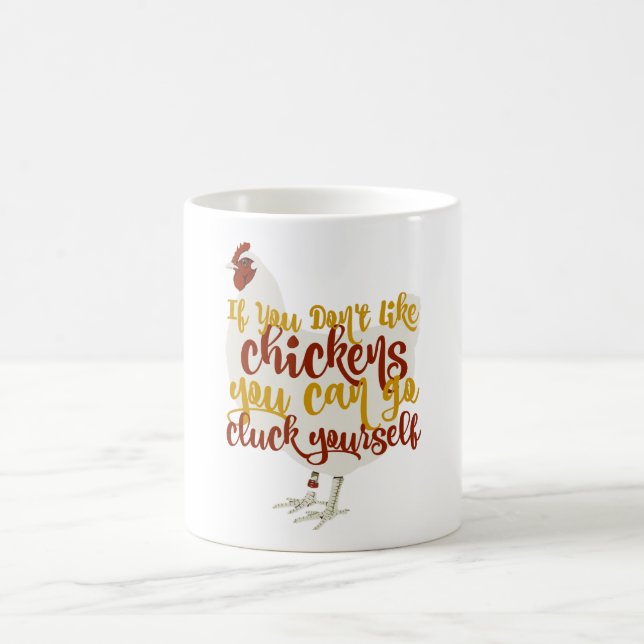 Huhn-Liebhaber-Tasse Kaffeetasse (Mittel)