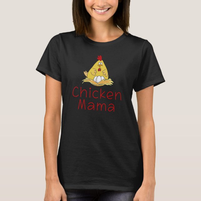Huhn Mama, Muttertag T-Shirt (Vorderseite)