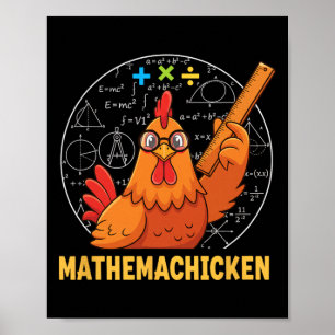 Huhn, Mathemahuhn Math Henne  Poster