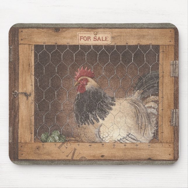HUHN-MAUSUNTERLAGE MOUSEPAD (Vorne)