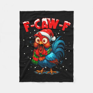 Huhn Meme Lustige F Caw F Raven F-caw-f Hühner Zit Fleecedecke