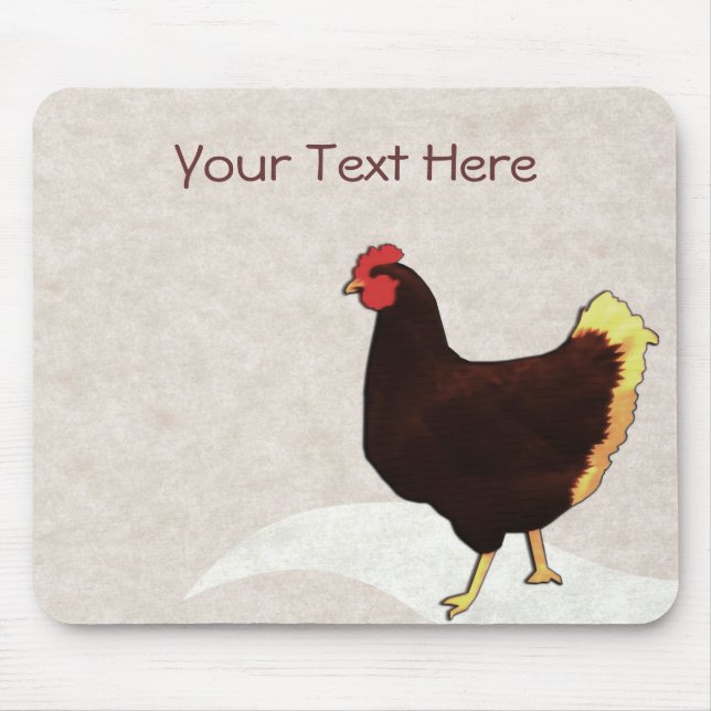 Huhn Mousepad (Vorne)
