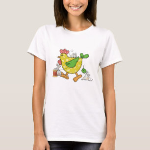 Huhn nähen T-Shirt
