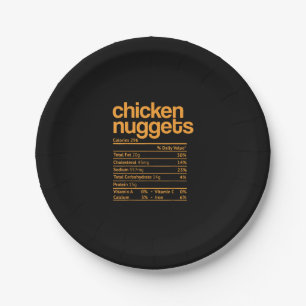 Huhn Nuggets Nutrition Facts Funny Erntedank Pappteller