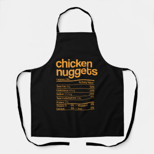 Huhn Nuggets Nutrition Facts Funny Erntedank Schürze