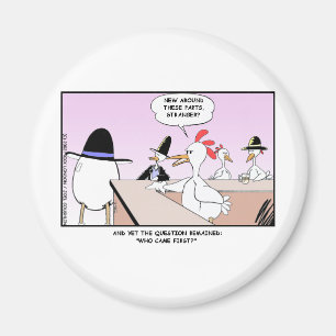 Huhn oder Ei? Lustige Geschenke & Sammlerstücke Magnet