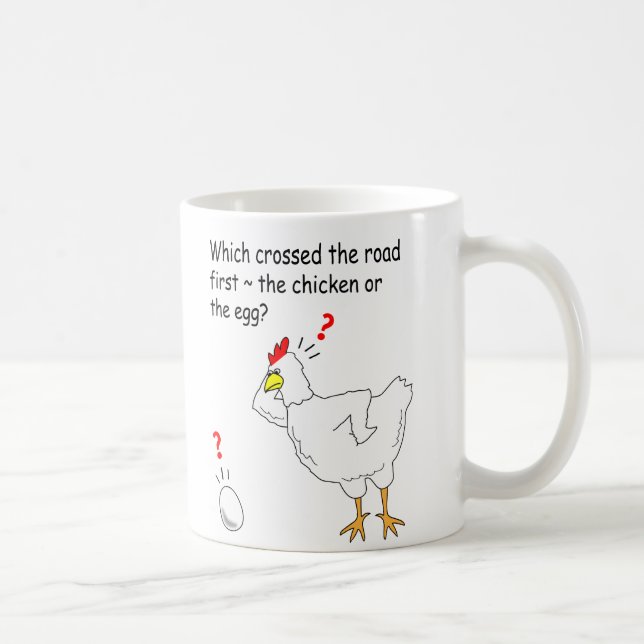 Huhn-oder Ei-Tasse Tasse (Rechts)