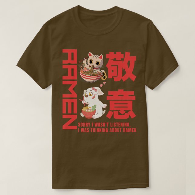 Huhn Ramen Lovers ramen Japanischer Kawaii Anime d T-Shirt (Design vorne)
