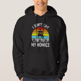 Huhn Reitet Schwein Reitet Kuh Zusammen Ich Esse M Hoodie