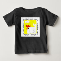 Huhn sagt Gluckern-Bauernhof-T - Shirts