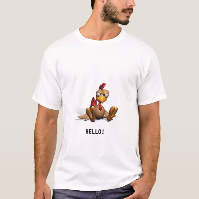 Huhn-Shirt T-Shirt (Vorderseite)