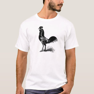 Huhn-Skelett-T - Shirt