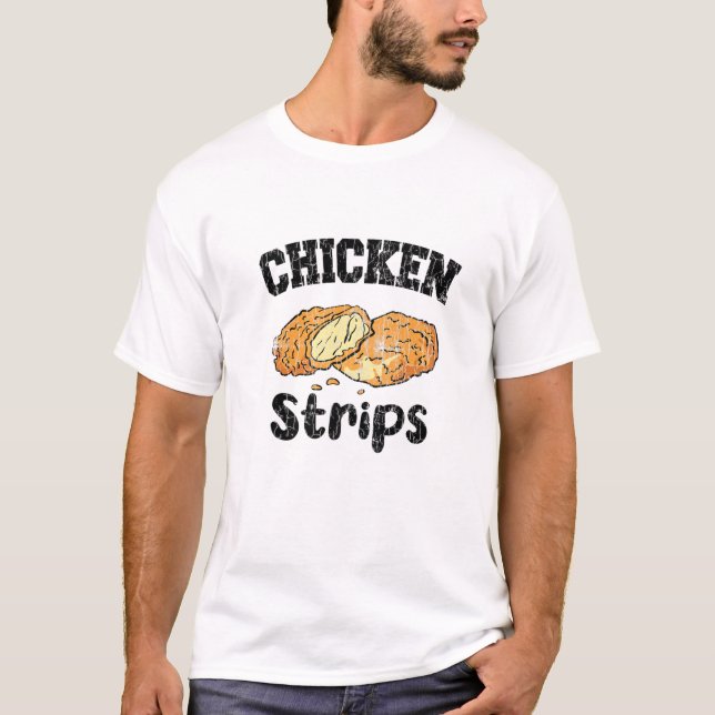Huhn Strips Funny Fricken Frische Pasta machen T-Shirt (Vorderseite)