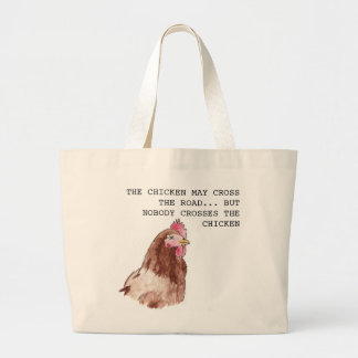Huhn-Tasche Jumbo Stoffbeutel