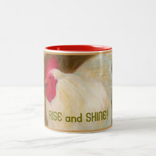 Huhn-Tasse Zweifarbige Tasse