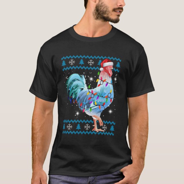 Huhn Ugly T-Shirt (Vorderseite)