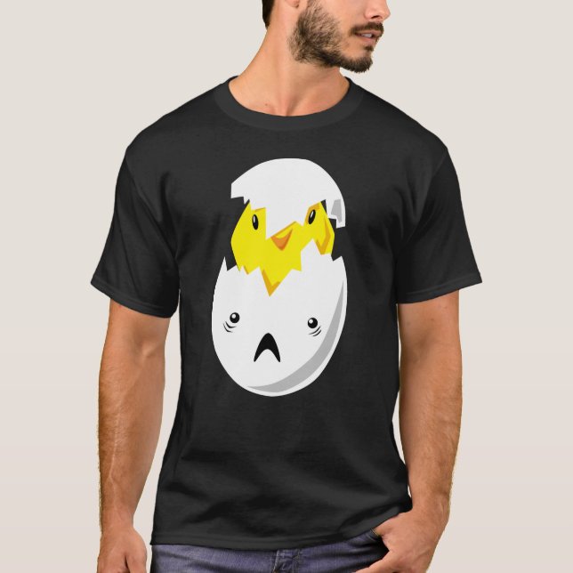 Huhn und Ei T-Shirt (Vorderseite)