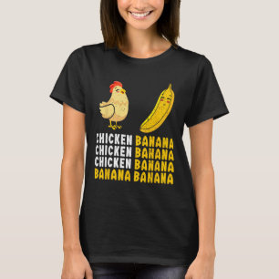Huhn und Nana Tanz lustiger Meme für Mädchen Fraue T-Shirt
