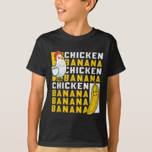 Huhn und Nana Tanz Lustiges Obst Meme für Frauen T-Shirt