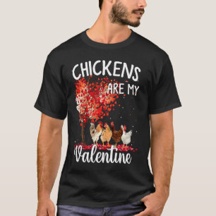 Huhn Valentinstag Hühner sind mein Valentin F T-Shirt