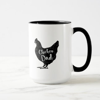 Huhn-Vater-Geflügel-Liebe-Vatertags-Geschenke Tasse