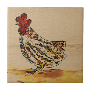 Huhn Vintage Fliese
