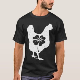 Huhn Vogel Henne Shamrock St Patricks Day Heiliger T-Shirt