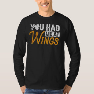 Huhn Wing hatte mich lustig Fast Food Buffalo Wing T-Shirt
