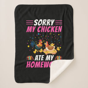 Hühnchen Art My Chicken Ate Meine Hausaufgaben Sherpadecke