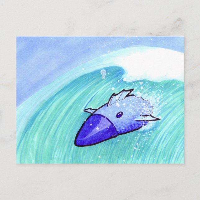 Hühnchen auf der Ansichtskarte Postkarte (Vorderseite)