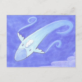 Hühnchen auf der Ansichtskarte Postkarte