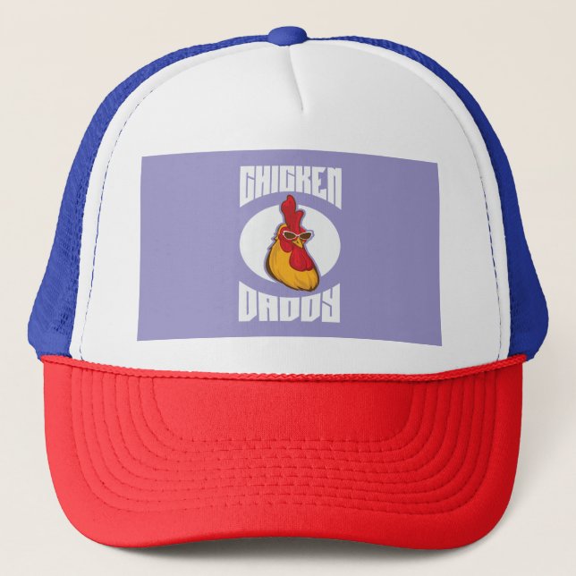 Hühnchen Daddy Zuchtgeflügel Truckerkappe (Vorderseite)